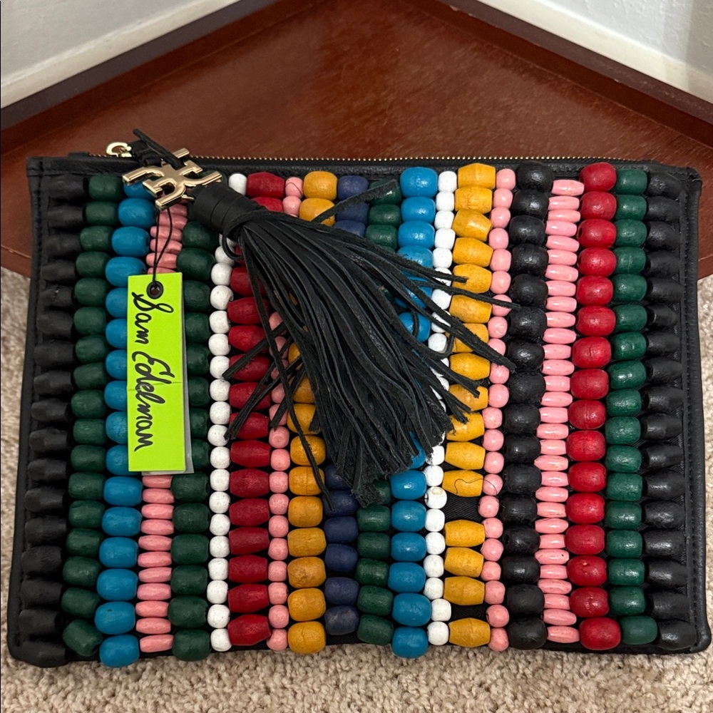 Sam Edelman Colorful Beaded Clutch